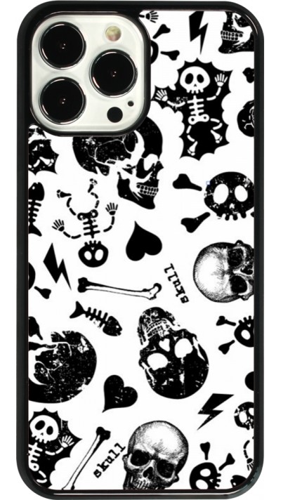 iPhone 13 Pro Max Case Hülle - Halloween 2024 skeleton mix