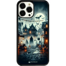 iPhone 13 Pro Max Case Hülle - Halloween Spukstadt