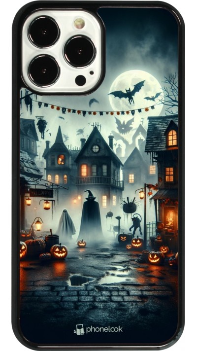 iPhone 13 Pro Max Case Hülle - Halloween Spukstadt