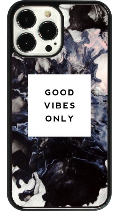 iPhone 13 Pro Max Case Hülle - Marble Good Vibes Only