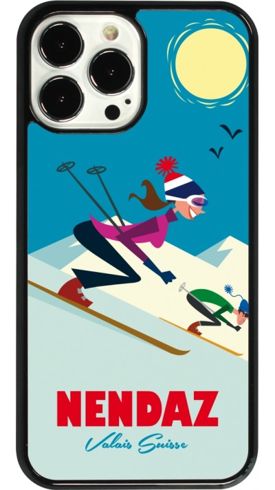 iPhone 13 Pro Max Case Hülle - Nendaz Ski Downhill