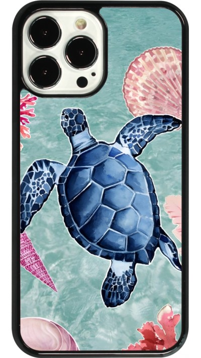 iPhone 13 Pro Max Case Hülle - Preppy Turtle