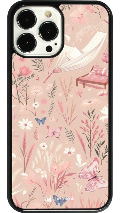 iPhone 13 Pro Max Case Hülle - Sommer Pastellmuster