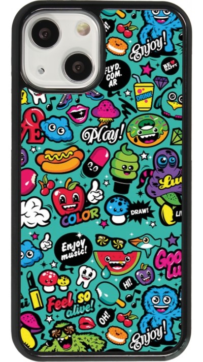 iPhone 13 mini Case Hülle - Cartoons old school