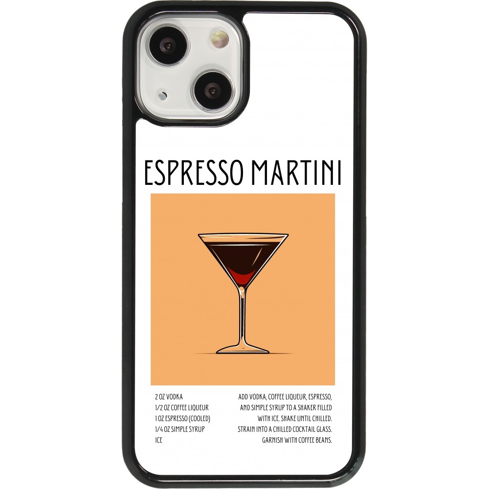 iPhone 13 mini Case Hülle - Cocktail Rezept Espresso Martini