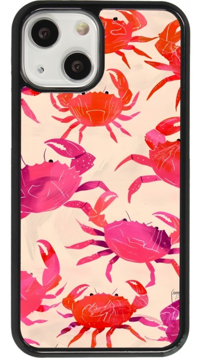 Coque iPhone 13 mini - Crabs Paint
