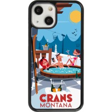 iPhone 13 mini Case Hülle - Crans-Montana Mountain Jacuzzi