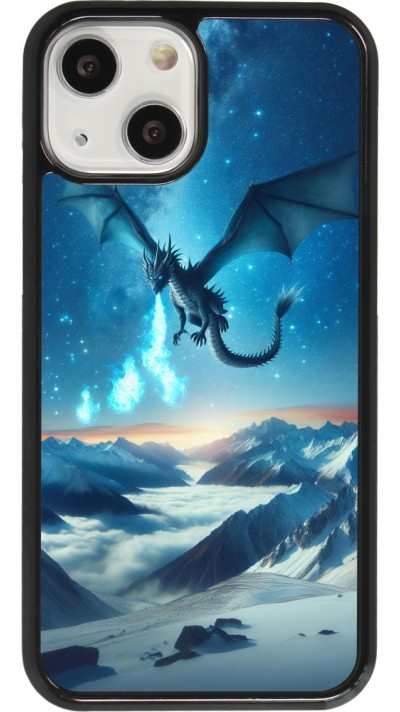 iPhone 13 mini Case Hülle - Drache nächtliche Berg