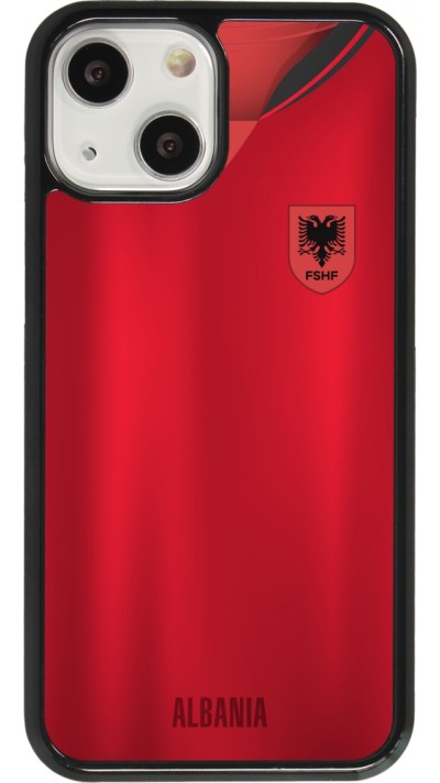 Coque iPhone 13 mini - Maillot de football Albanie personnalisable