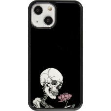 iPhone 13 mini Case Hülle - Halloween 2023 rose and skeleton