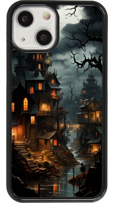 iPhone 13 mini Case Hülle - Halloween 2024 scary town