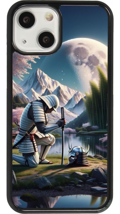 iPhone 13 mini Case Hülle - Samurai Katana Mond