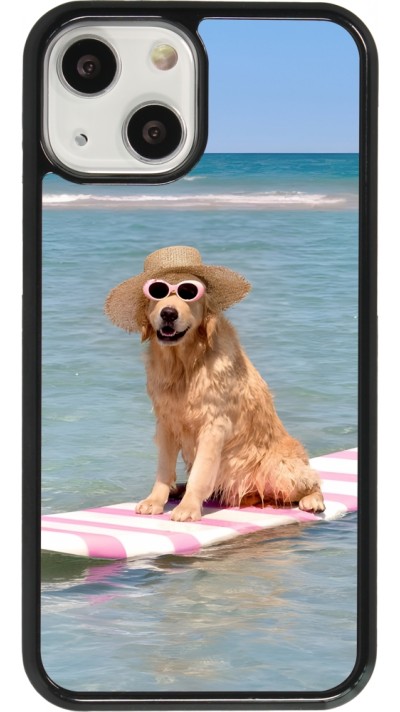 iPhone 13 mini Case Hülle - Summer Dog on Paddle