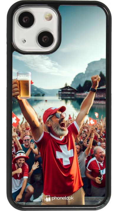 iPhone 13 mini Case Hülle - Schweizer Sieg Fanzone Euro 2024