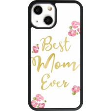 iPhone 13 mini Case Hülle - Silikon schwarz Mom 2024 best Mom ever