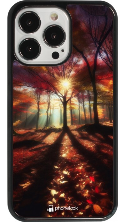 iPhone 13 Pro Case Hülle - Herbstlicher goldener Glanz