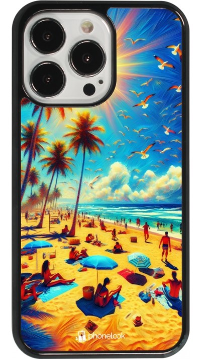 iPhone 13 Pro Case Hülle - Sommer Paradies Farbe