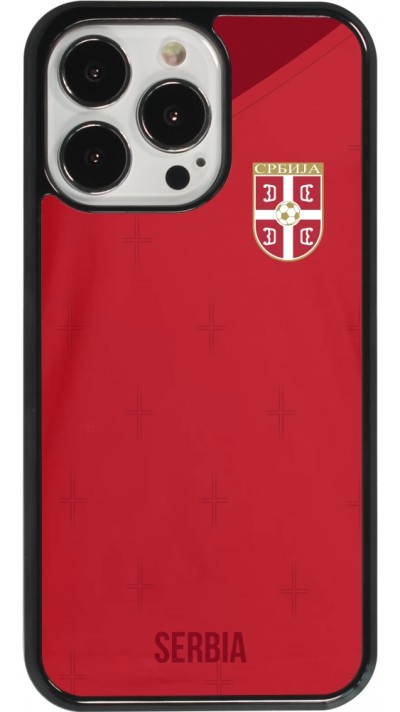 iPhone 13 Pro Case Hülle - Serbien 2022 personalisierbares Fussballtrikot