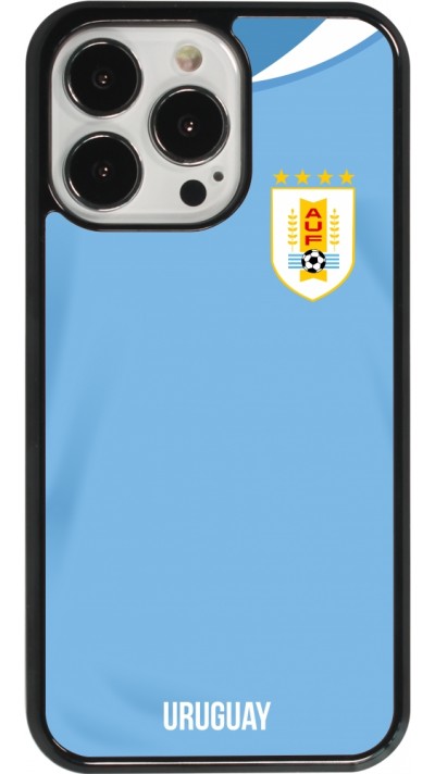 iPhone 13 Pro Case Hülle - Uruguay 2022 personalisierbares Fussballtrikot