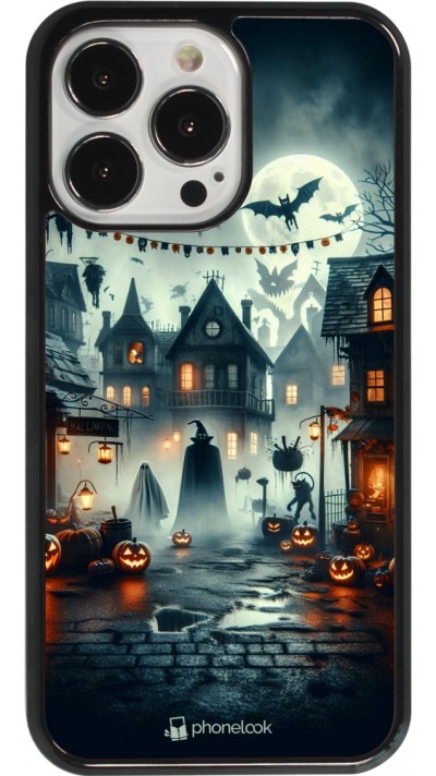 iPhone 13 Pro Case Hülle - Halloween Spukstadt