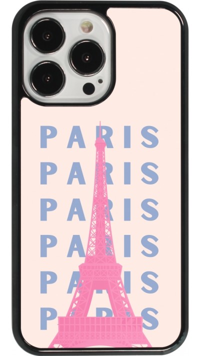 iPhone 13 Pro Case Hülle - Paris Pink Print