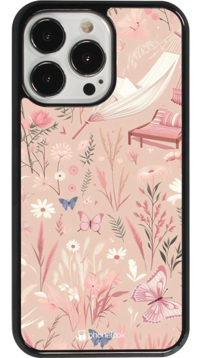 iPhone 13 Pro Case Hülle - Sommer Pastellmuster