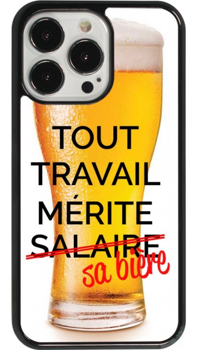 iPhone 13 Pro Case Hülle - Tout travail mérite sa bière