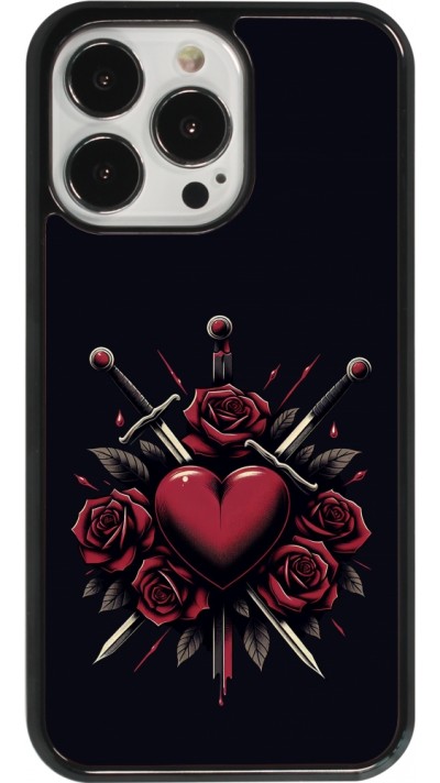 iPhone 13 Pro Case Hülle - Valentine 2024 gothic love