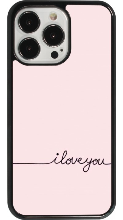 iPhone 13 Pro Case Hülle - Valentine 2023 i love you writing