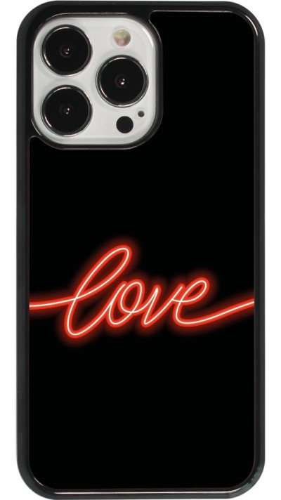 iPhone 13 Pro Case Hülle - Valentine 2023 neon love