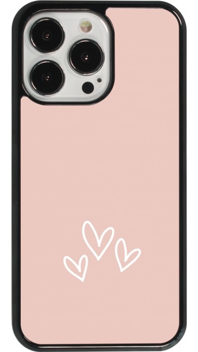 iPhone 13 Pro Case Hülle - Valentine 2023 three minimalist hearts