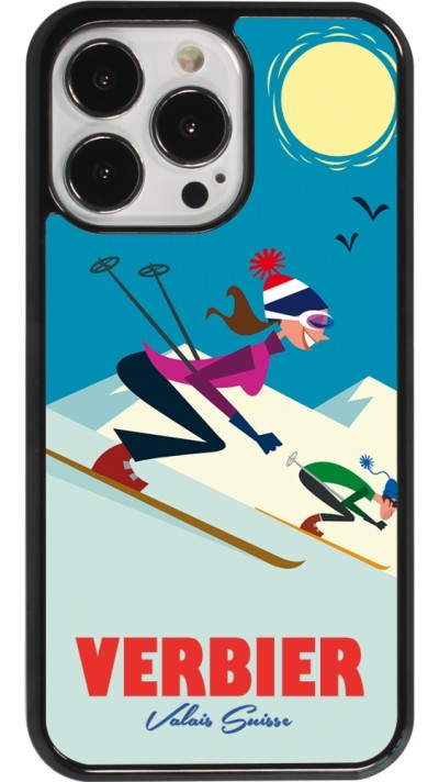 iPhone 13 Pro Case Hülle - Verbier Ski Downhill