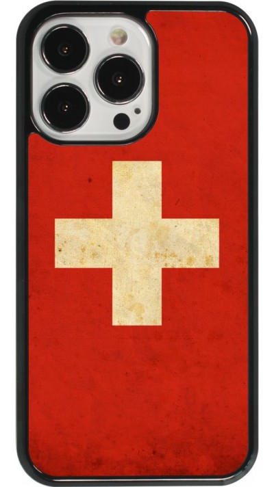 iPhone 13 Pro Case Hülle - Vintage Flag SWISS