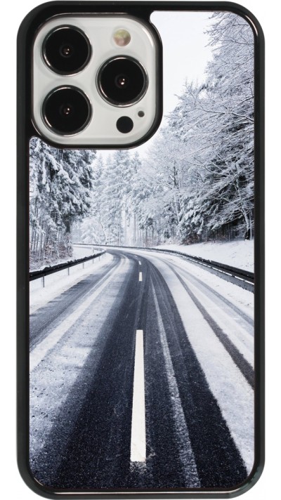 iPhone 13 Pro Case Hülle - Winter 22 Snowy Road