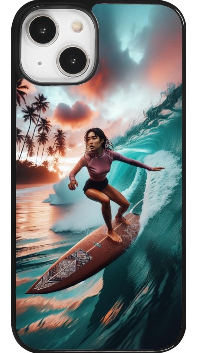 iPhone 14 Case Hülle - Surferin aus Bali