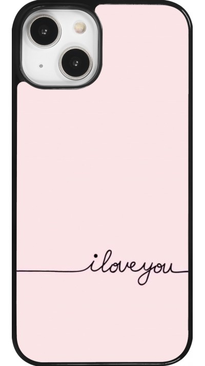 iPhone 14 Case Hülle - Valentine 2023 i love you writing