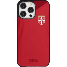 iPhone 14 Pro Max Case Hülle - Serbien 2022 personalisierbares Fussballtrikot