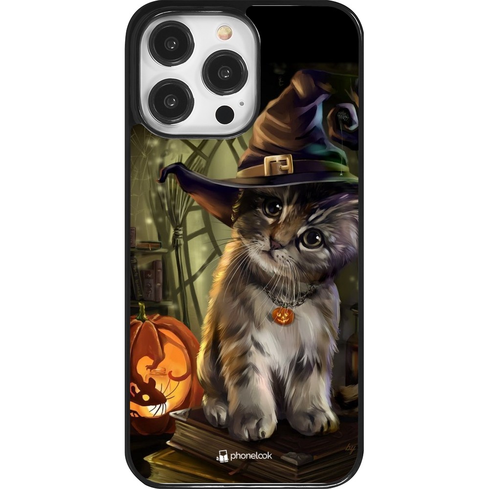 iPhone 14 Pro Max Case Hülle - Halloween 21 Witch cat