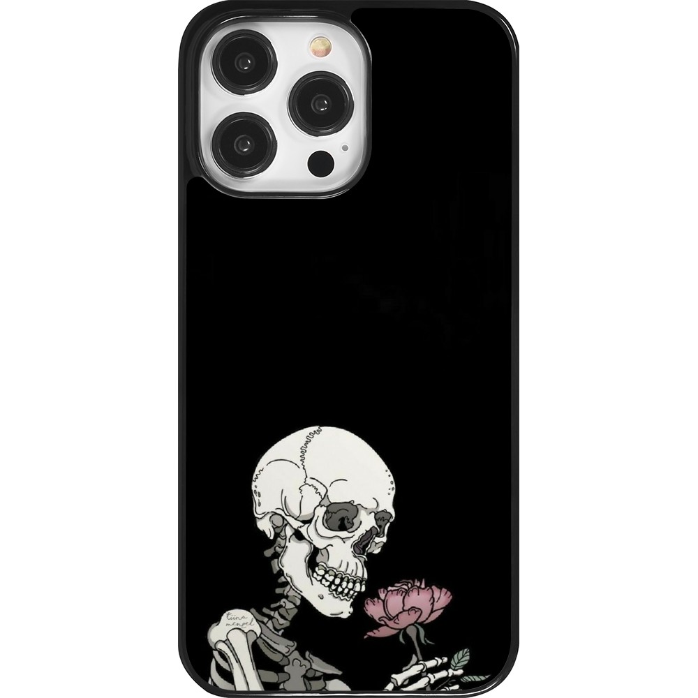 iPhone 14 Pro Max Case Hülle - Halloween 2023 rose and skeleton