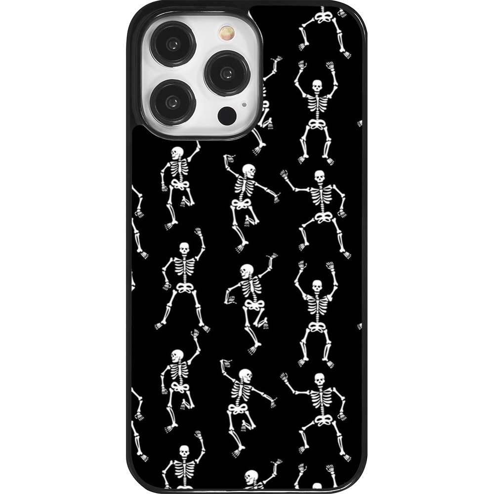 iPhone 14 Pro Max Case Hülle - Halloween 2024 dancing skeleton