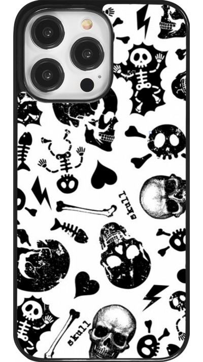 iPhone 14 Pro Max Case Hülle - Halloween 2024 skeleton mix