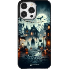 iPhone 14 Pro Max Case Hülle - Halloween Spukstadt