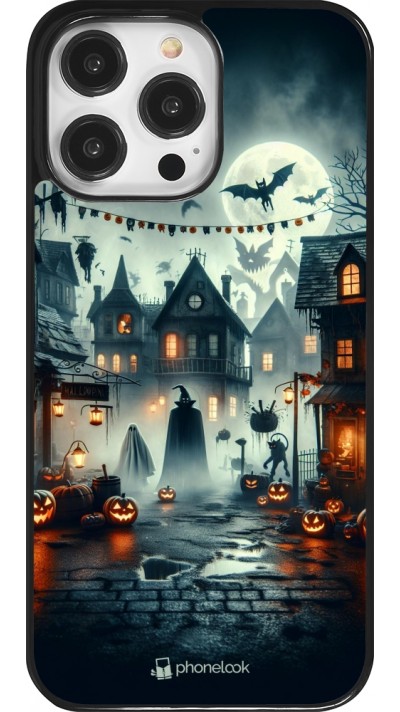 iPhone 14 Pro Max Case Hülle - Halloween Spukstadt