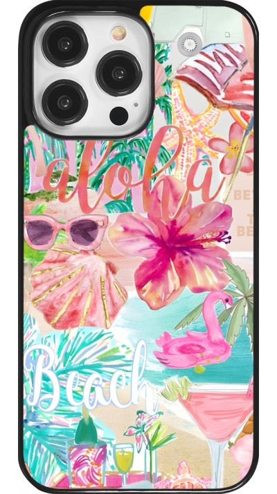 iPhone 14 Pro Max Case Hülle - Preppy Collage Aloha