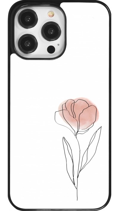 iPhone 14 Pro Max Case Hülle - Spring 23 minimalist flower