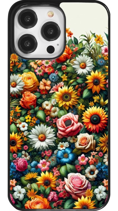 iPhone 14 Pro Max Case Hülle - Sommer Blumenmuster