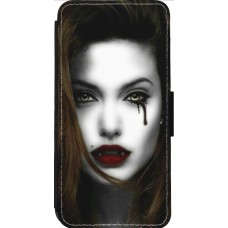 iPhone 14 Pro Max Case Hülle - Wallet schwarz Halloween 2023 gothic vampire