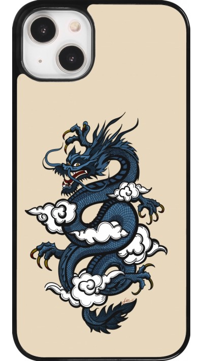 iPhone 14 Plus Case Hülle - Blue Dragon Tattoo