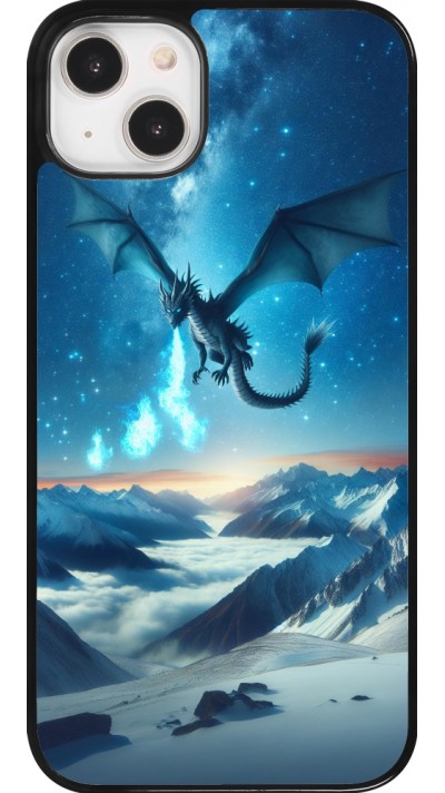 iPhone 14 Plus Case Hülle - Drache nächtliche Berg