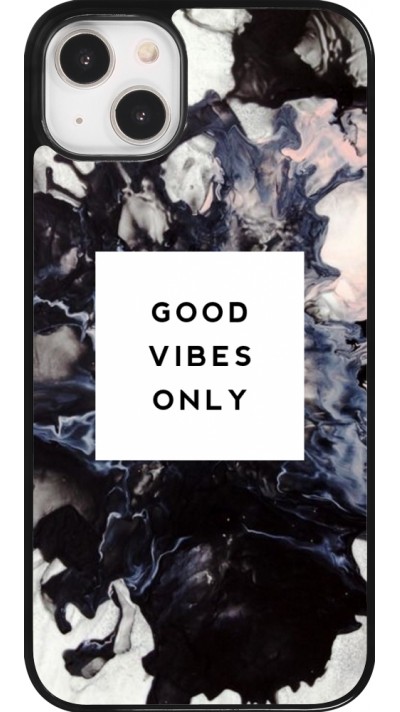 iPhone 14 Plus Case Hülle - Marble Good Vibes Only